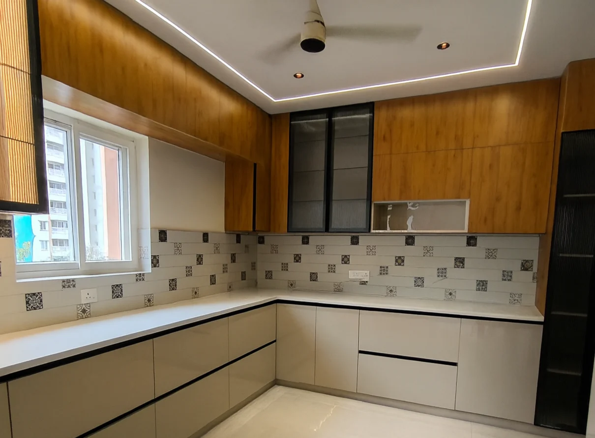 Empty kitchen cleaning service in Hyderabad preparing a clean and ready-to-use cooking space